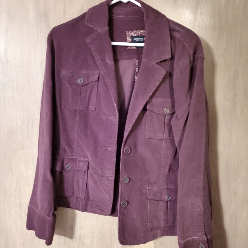 Sonoma burgundy jacket